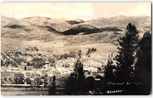 Colorado RPPC STEAMBOAT SPRINGS Vogelperspektive 1920er Alexander Foto Postkarte - Bild 1 von 2