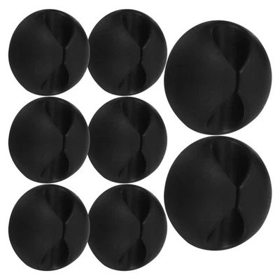  8 Pcs Ladekabelhalter Schreibtisch Organizer Kabelmanager Schreibtischkabel - Bild 1 von 4