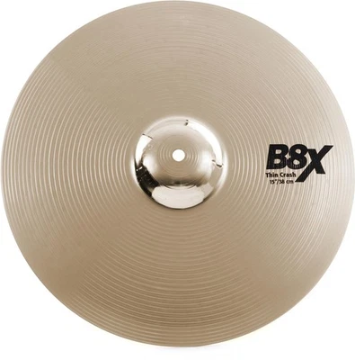 Sabian 15" B8X Thin Crash Cymbal - Image 1 of 4