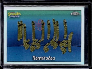 2025 Topps Chrome Spongebob #143 Nematodes Town Refractor (50C) - Picture 1 of 2