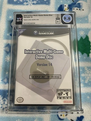 Interactive Multi-Game Demo Disc Version 14 - Nintendo Gamecube WATA GRADED 9.8 - Image 1 of 4