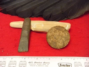 BLACK HARDSTONE CELT / POTTERY CONE - HENDERSONVILLE N. CAROLINA - CELT AND CONE - Picture 1 of 10