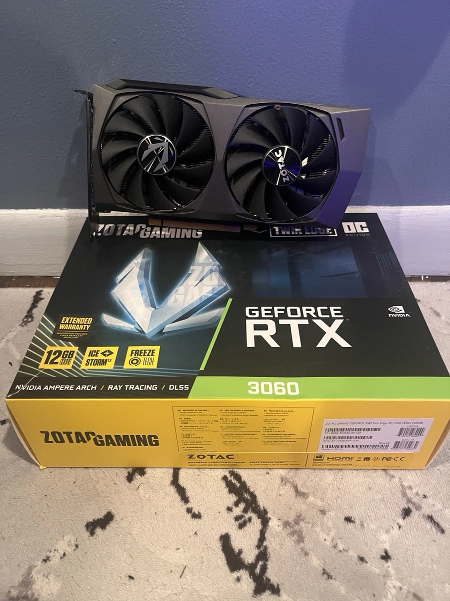 ZOTAC NVIDIA GeForce RTX 3060 12GB Memory Computer Graphics Cards