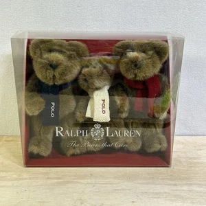 Vintage Ralph Lauren Polo The Bears That Care Teddy Bear Plush Gift Set Toy - Picture 1 of 6