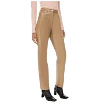 ARITZIA Wilfred The Melina Vegn Leather Pants, Straight Leg, Size 2 - Image 1 of 4