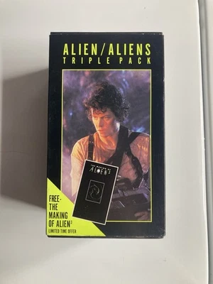 Alien/Aliens Triple Pack Collectors Edition 1992 VHS 3 Tape Set Making Of Alien3 - Image 1 of 4