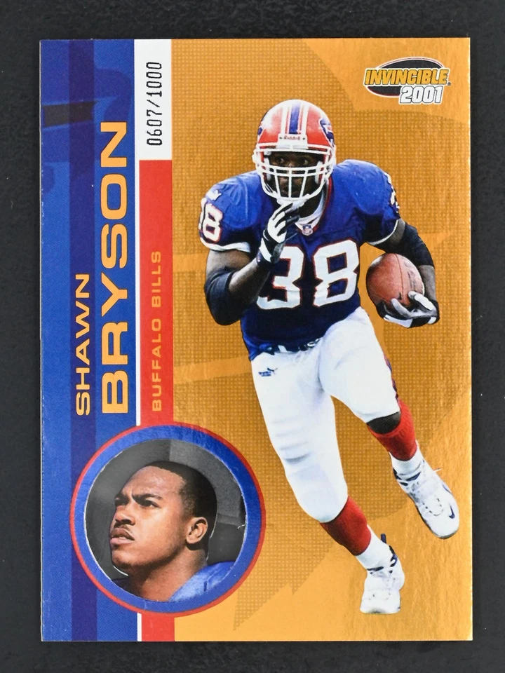 2001 Pacific Invincible #23 Shawn Bryson /1000 Buffalo Bills - Image 1 of 2