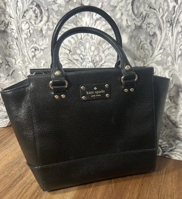 Kate Spade New York Wellesley Small Camryn Satchel Black Purse Bag - Image 1 of 4