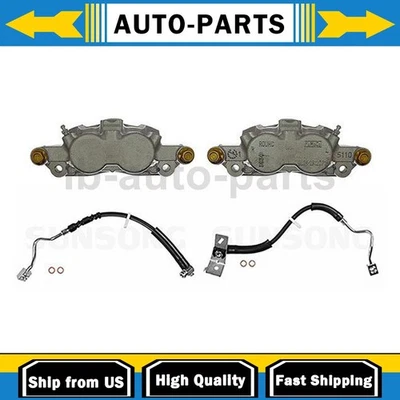 Pinza de freno delantera con mangueras lado conductor pasajero se adapta a Ford Explorer Foto 1 de 4