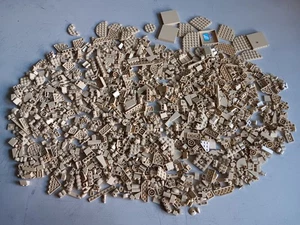 LEGO BULK LOT OF1300 TAN PLATES BRICKS SLOPES & MORE SPECIALTY PIECES - Picture 1 of 5