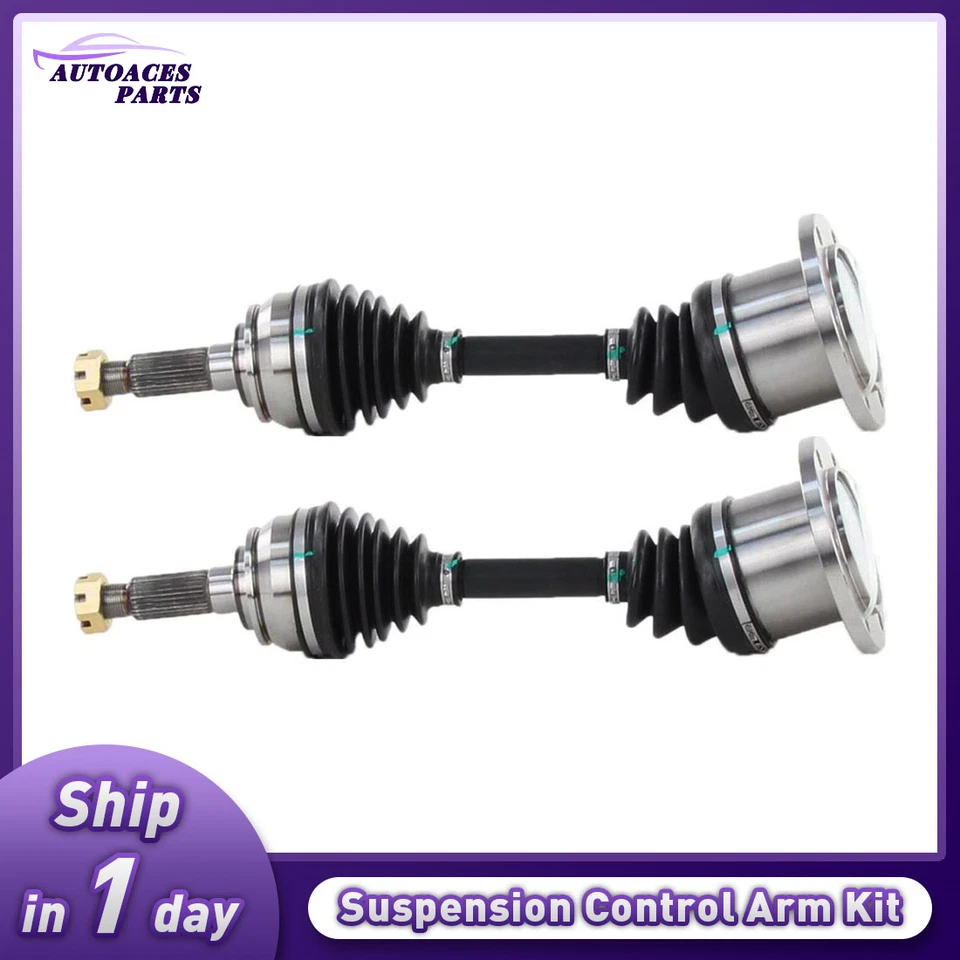 Eje delantero CV 2x para 1980-1984 1985 1986 1987 1988 AMC Eagle SurTrack Foto 1 de 3