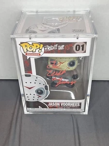 FIRMATO DA TED WHITE FRIDAY THE 13TH FUNKO POP JASON VOORHEES 01 BECKETT - Foto 1 di 6