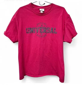 UNIVERSAL STUDIOS ROSA T-SHIRT, L, BRUSTUMFANG 43,5 *SIEHE FEHLERBILD* - Bild 1 von 3