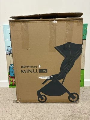 Carrinho de Viagem UPPAbaby Minu V3, Greyson (Mélange de Carvão/Quadro de Carbono) - Imagem 1 de 4