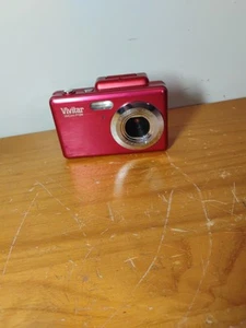 Vivitar Vivicam iTwist F124 14.1MP Compact Digital Camera Red (Tested) - Picture 1 of 8