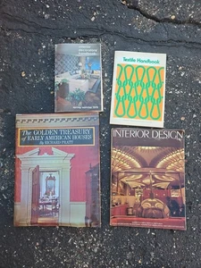 Lot of 3 Vintage Interior Design Books/Handbooks & 1 Magazine - Foto 1 di 6