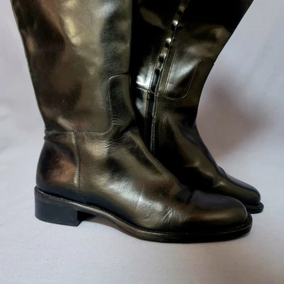 Botas de cuero negras Andre Assous, talla 6M Foto 1 de 4