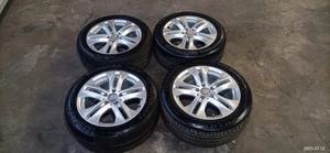 Satz Alufelgen Sommerreifen A2124010302 8Jx17 ET48 245/45R17 Conti Mercedes W212 - Bild 1 von 23