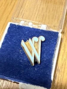 Vintage "W" Pin 1/10 10k Gold gestempelt S mit einem Pfeil - Bild 1 von 5
