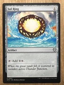 Sol Ring - MTG - Commander: Outlaws of Thunder Junction #267 - Picture 1 of 2