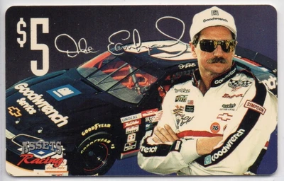1995 Classic Assets $5 Phone Card, DALE EARNHARDT SR. /10,000, SP - Image 1 of 2
