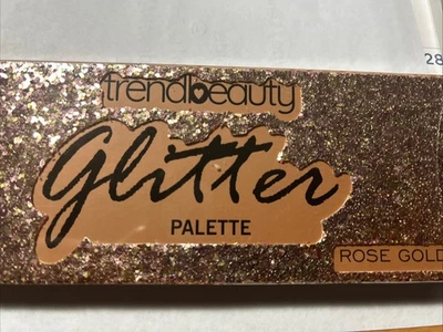 TRENDBEAUTY GLITTER ROSE GOLD 10 COLOR PALETTE AUTHENTIC  - Image 1 of 2