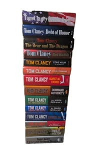 Lot 14 Tom Clancy Hardcover HC/DJ Book All Jack Ryan Series - Imagen 1 de 14