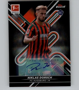 Niklas Dorsch 2021-22 Topps Finest Bundesliga Black Wave Refractor Auto /150 - Picture 1 of 2