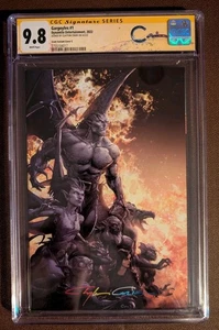 Gargoyles #1 CGC 9.8 SS Clayton Crain Virgin Cover C Rainbow Signature 2022 - Picture 1 of 5