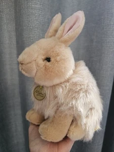 Miyoni Aurora Hase Angorahase Plüschtier Stofftier Ostern weich 10 Zoll lange Haare - Bild 1 von 6