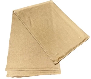 Sciarpa cammello seta invernale vintage 100% seta donna lunga 65” classica elasticizzata usata in ottime condizioni - Foto 1 di 5