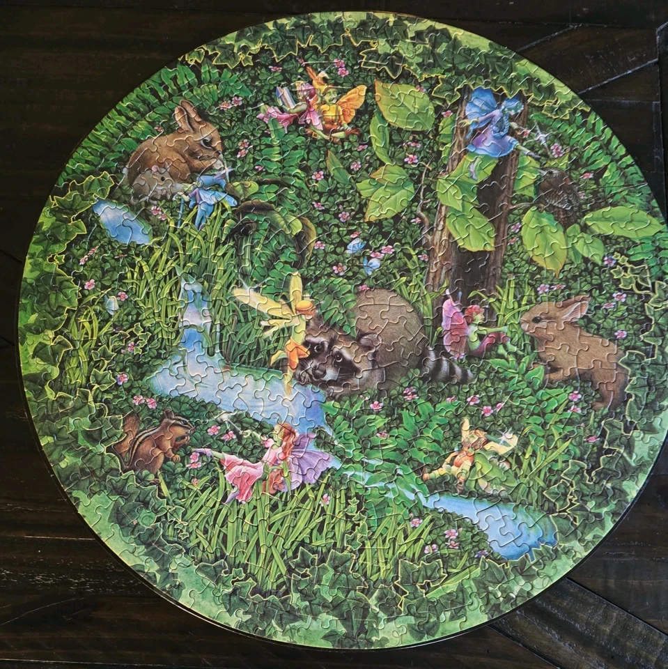 Rompecabezas redondo Eaton vintage 500 piezas Fantasia. 1980. Completo Foto 1 de 4