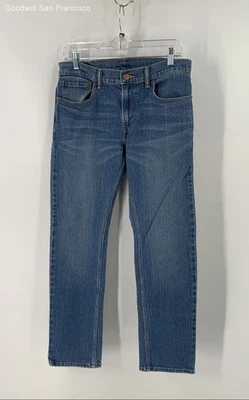 Levi's Blue Cotton Blend Straight Leg Mid Rise 511 Denim Mens Jeans Size 29 x 29 - Image 1 of 4