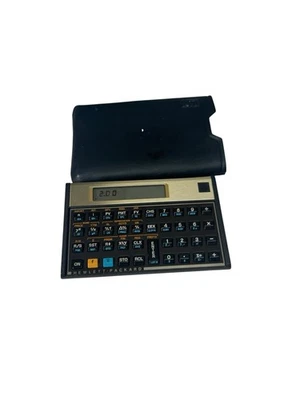 VINTAGE HEWLETT PACKARD HP-12C Financial Business Scientific Calculator W Case - Image 1 of 4