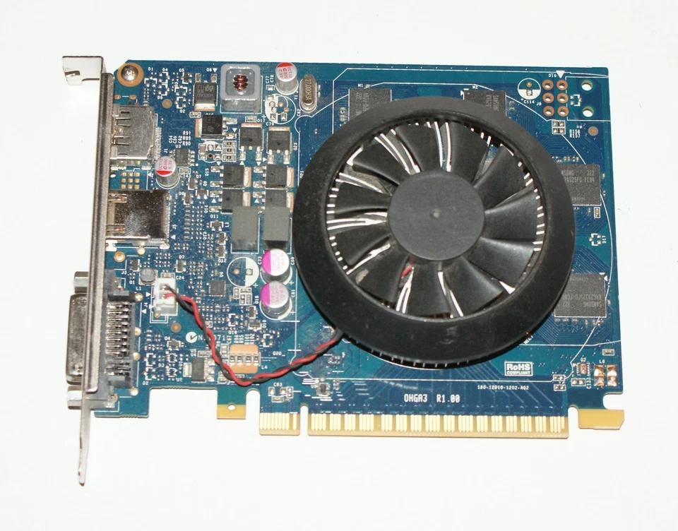 Dell Nvidia GeForce GT640 1GB DDR3 HDMI/DisplayPort/DVI PCIE Graphics Card - Image 1 of 3