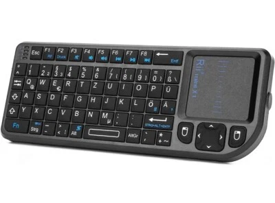 X1 Mini Tastatur Wireless, Smart TV Tastatur, Kabellos Tastatur Mit Touchpad, Mi - Bild 1 von 4
