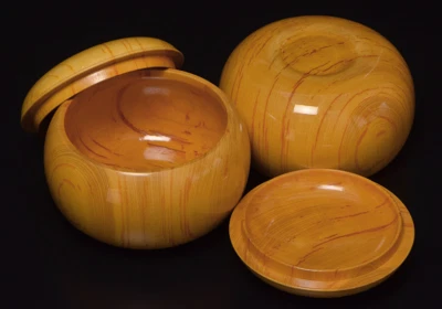 Maekawa-Kayagoban Go Bowls Go Game Hon-Kaya Wood - Image 1 of 2