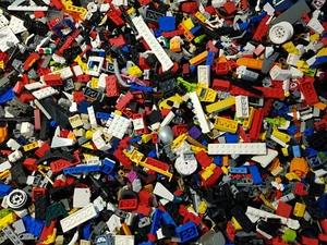 Lego 1 kg Kiloware Kg Sammlung Basic Steine bunt gemischt Konvolut Platten - Bild 1 von 1