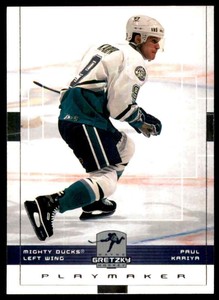 1999-00 Wayne Gretzky Hockey Hockey Card Paul Kariya #1 (91825)