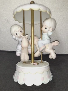 Precious Moments Love Makes the World Go 'Round 1995 basso #139 firmato a mano - Foto 1 di 10