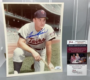 Harmon Killebrew Autographed 8” X 10” Photograph - JSA Certified - Picture 1 of 4
