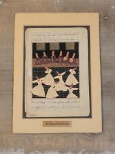 Vintage Reproduction Art Print-The Ritual Of The Dervishes, Poetry By Melvana