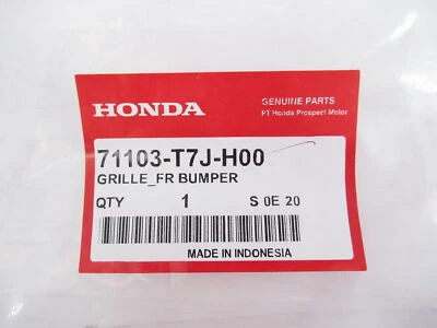Parachoques delantero parrilla inferior genuino OEM Honda 71103-T7J-H00 2016-2018 HR-V Foto 1 de 3