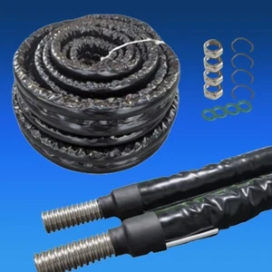 Tubo solar tubo corrugado de acero inoxidable tubo solar tubo doble aislado DN16 DN20 + accesorios - Imagen 1 de 4