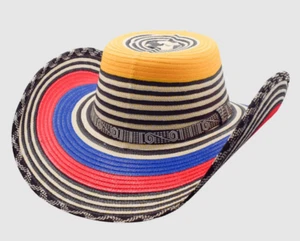 Colombian Vueltiao Hat, Sombrero Colombiano, Sombrero Vueltiado Colores - Picture 1 of 5