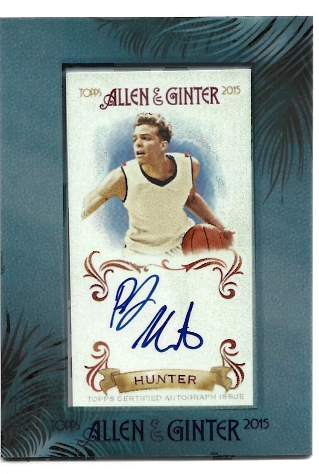2015 Topps Allen & Ginter Basketball Players Auto R.J. Hunter AGA-RJH - Image 1 of 1