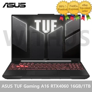 ASUS TUF Gaming A16 16" FA607PV-QT059 RTX 4060 16GB/1TB R9-7845HX FreeDOS Laptop - Picture 1 of 8