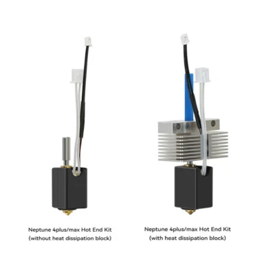 For Elegoo Neptune 4 Max/Plus Hotend Kit 24V 80W Ceramic Heating Extruder Head - Image 1 of 4