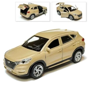 Hyundai TUCSON Metal Model Diecast Car Scale, Collectible Toy Cars, Beige, 1/36 - Picture 1 of 6
