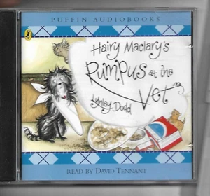 Hairy Maclary's Rumpus at the Vet - Lynley Dodd read by David Tennant Audio CD - Imagen 1 de 1